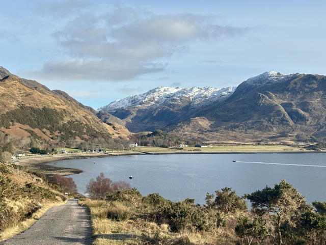 Coming into Arnisdale on Glen Shiel