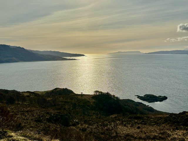 Sound of Sleat, looking between Knoydart and Skye