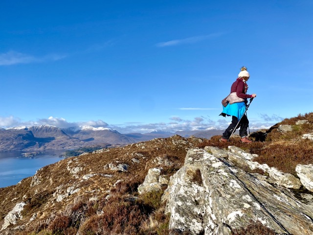 A six-mile hike on the craigs