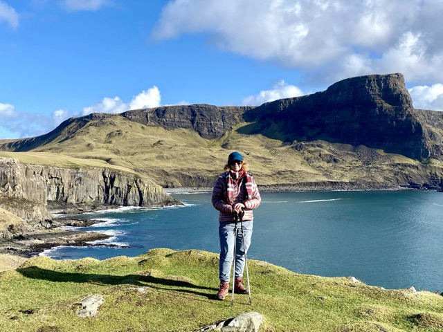 Walking to Neist Point Lighthouse on the Isle of Skye