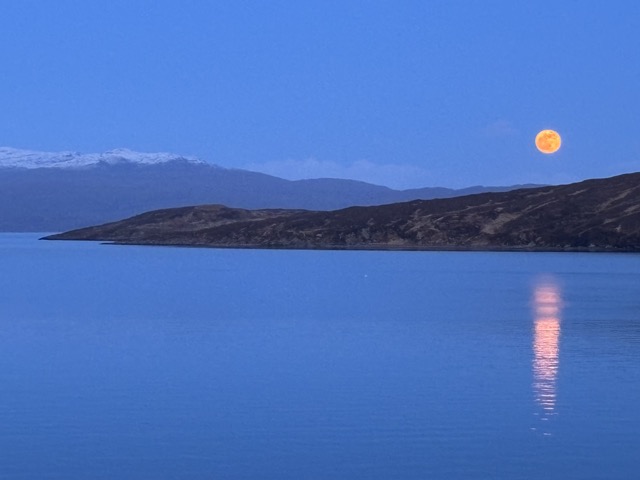 ...and the moon rise on the east side