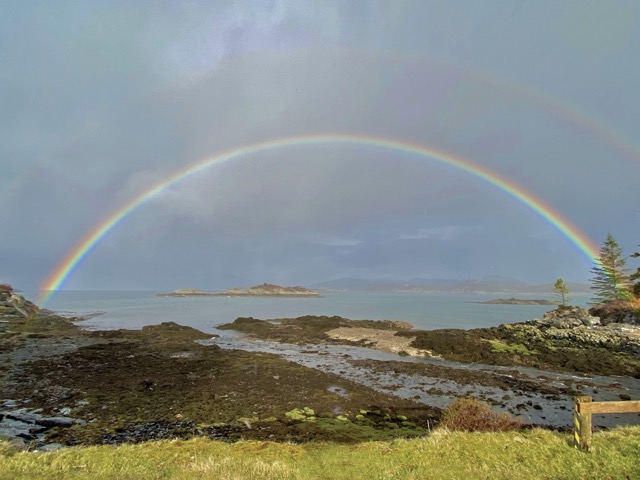 Missed the rain but caught the rainbows