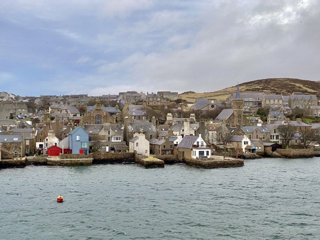 Pulling out of the harbour...