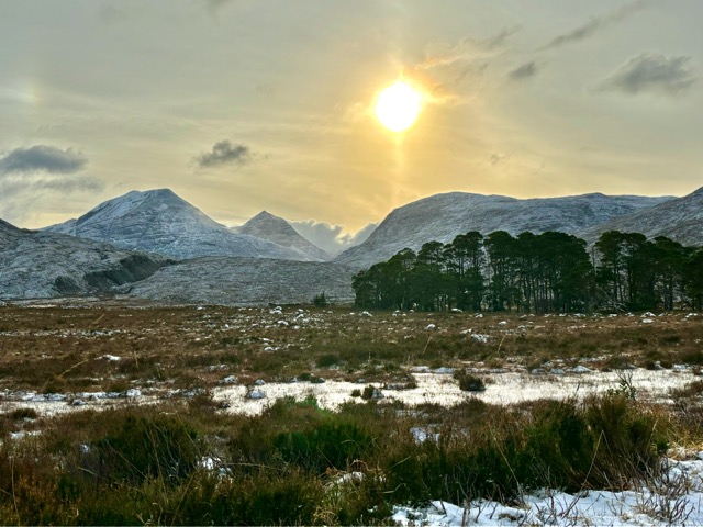 Evening sun to guide us home