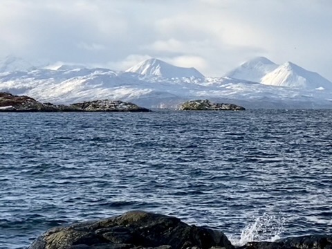 Looking across to the Isle of Skye