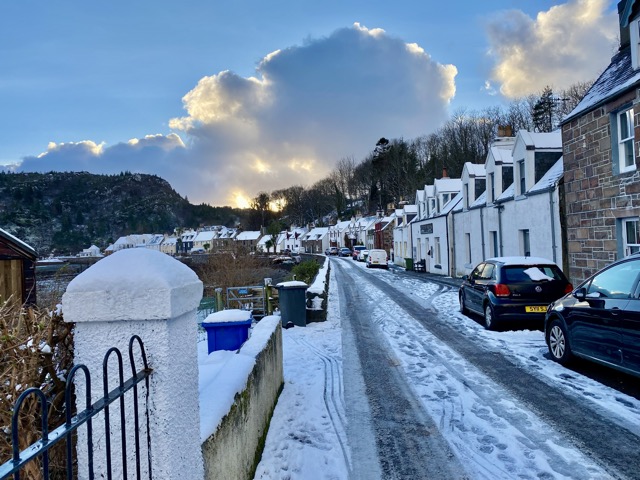 Another dusting at dusk