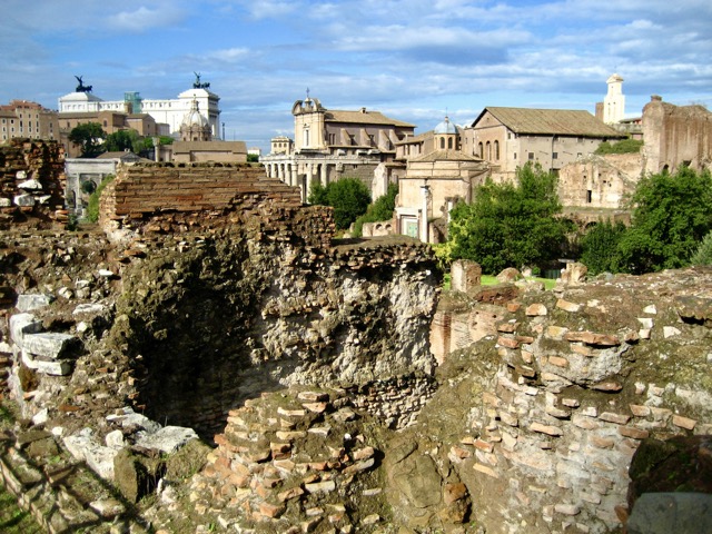 Ruins in central Rome