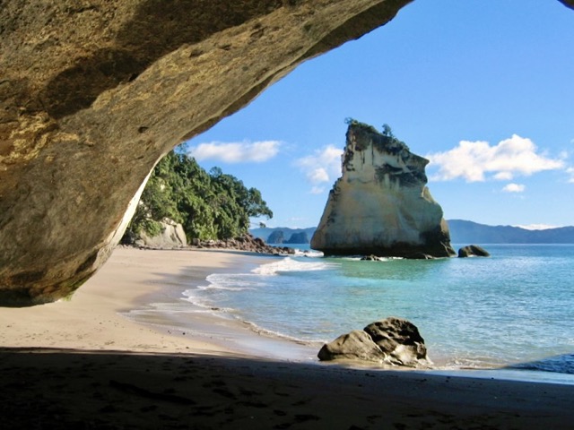 Hidden beach, North Island, New Zealand