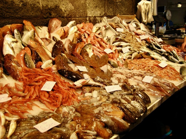 Fish market in Sicily