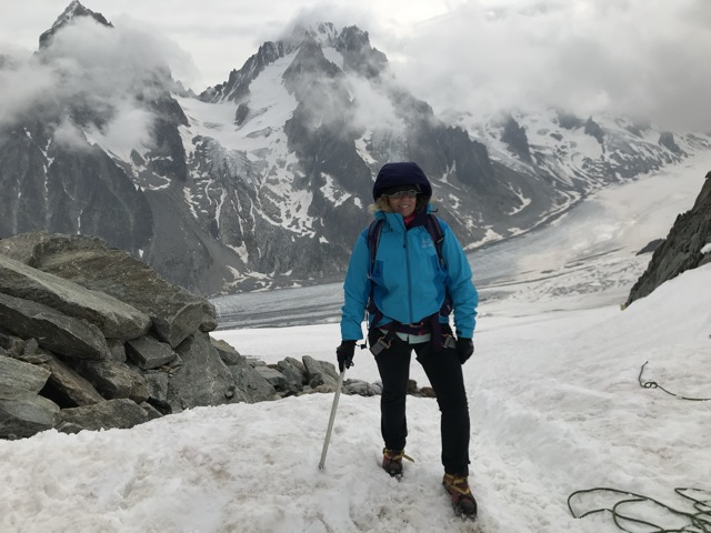 Glacier hike in the French Alps