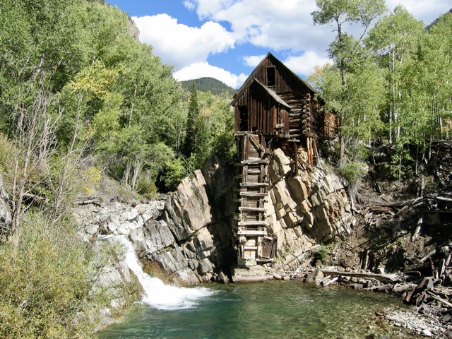 Oft' photographed Crystal mill