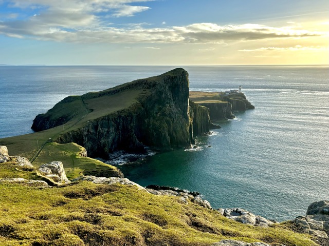 Neist Point Lighthouse from above